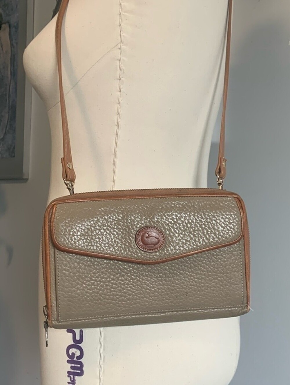 Vintage Leather USA Made Dooney & Bourke Purse/ Wallet Organizer